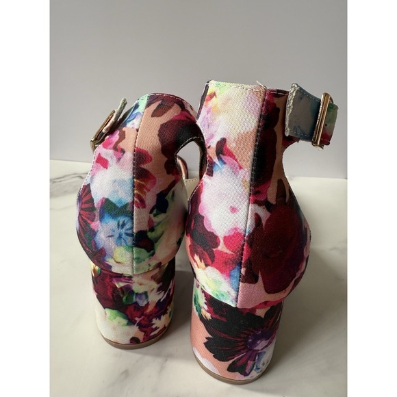 DREAM‎ PAIRS Chunkle Low Heel Ankle Strap Chunky Sandals Size 7 - Picture 4 of 7